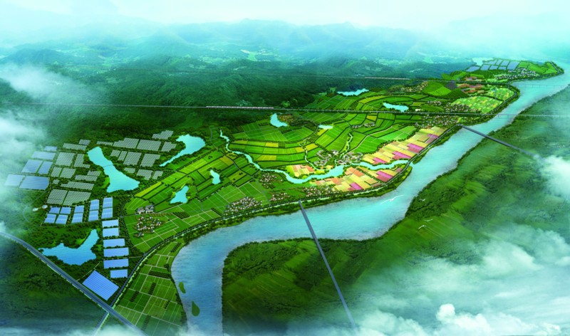富里农村综合改革试验区鸟瞰图